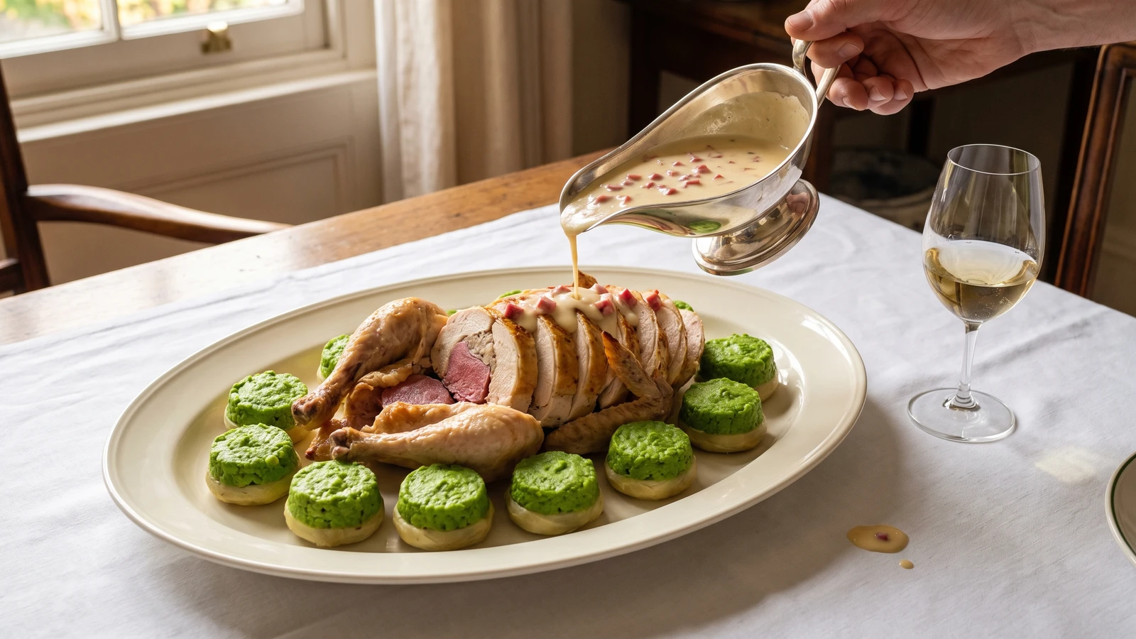 Poularde Devonshire