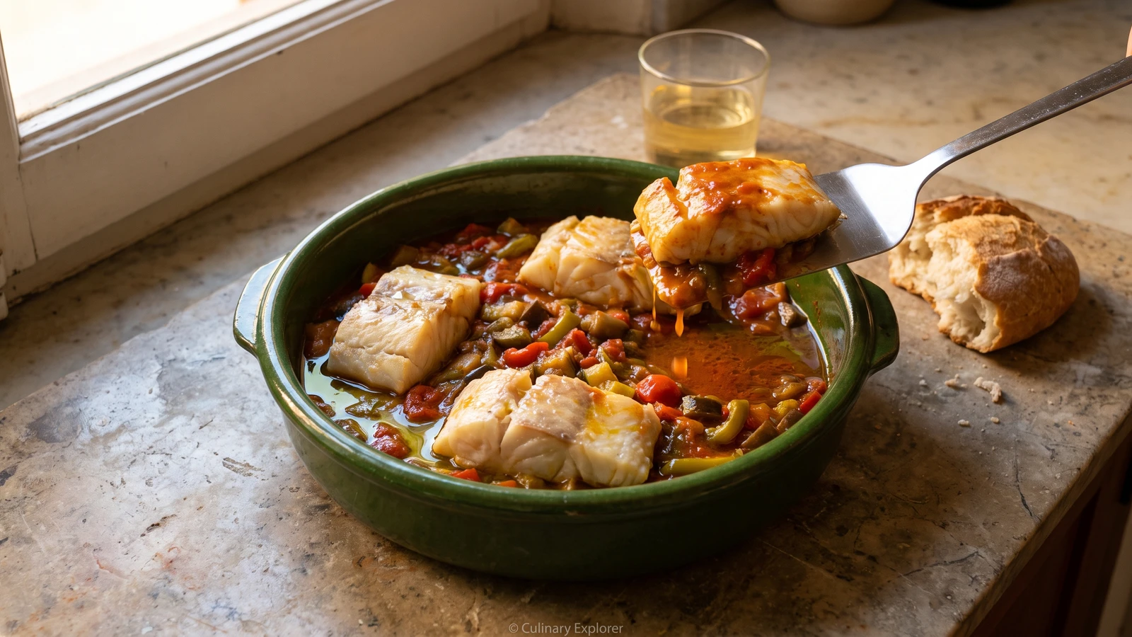 Bacalao con Samfaina