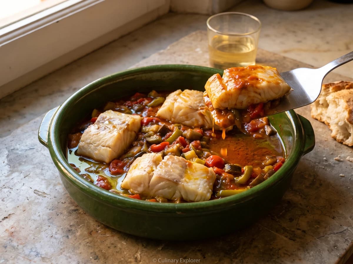Bacalao con Samfaina - Chef Isabel