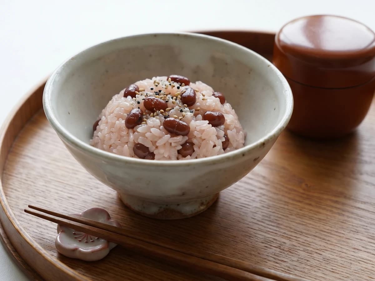 Hokkaido Sweet Sekihan (甘納豆赤飯, Amanattō Sekihan) - Chef Takumi