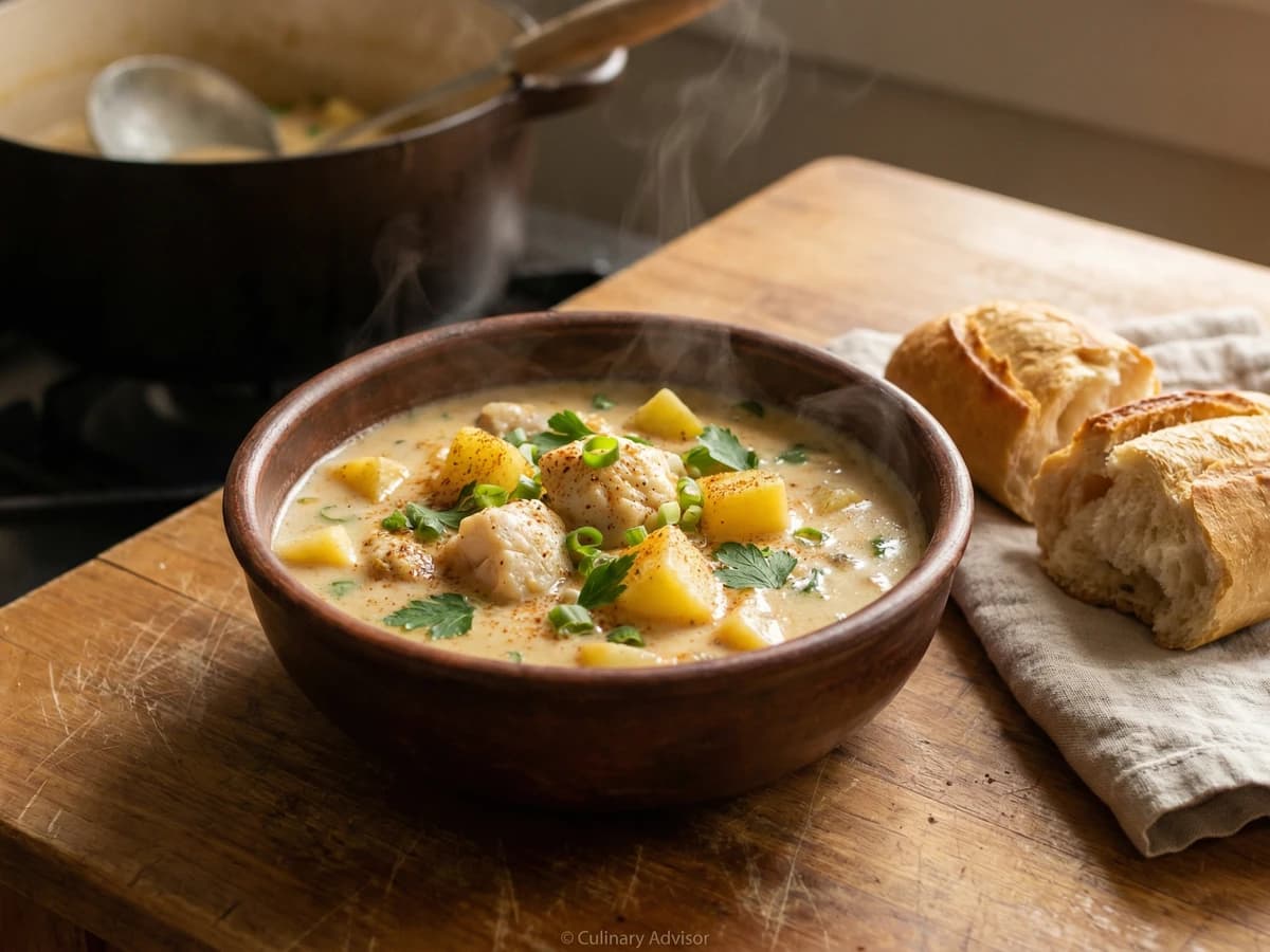 Catfish and Potato Chowder