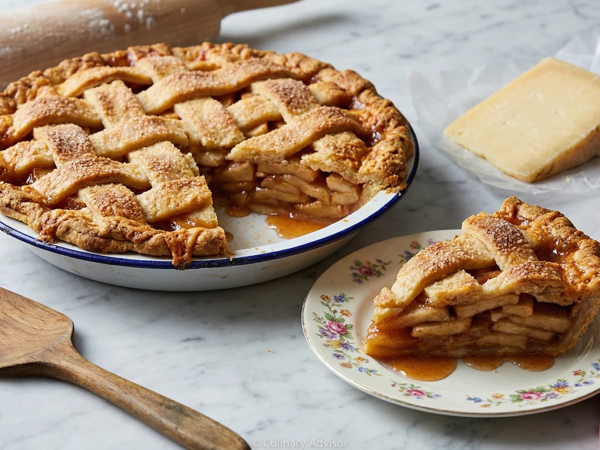 Vermont Apple Pie with Cheddar Crust