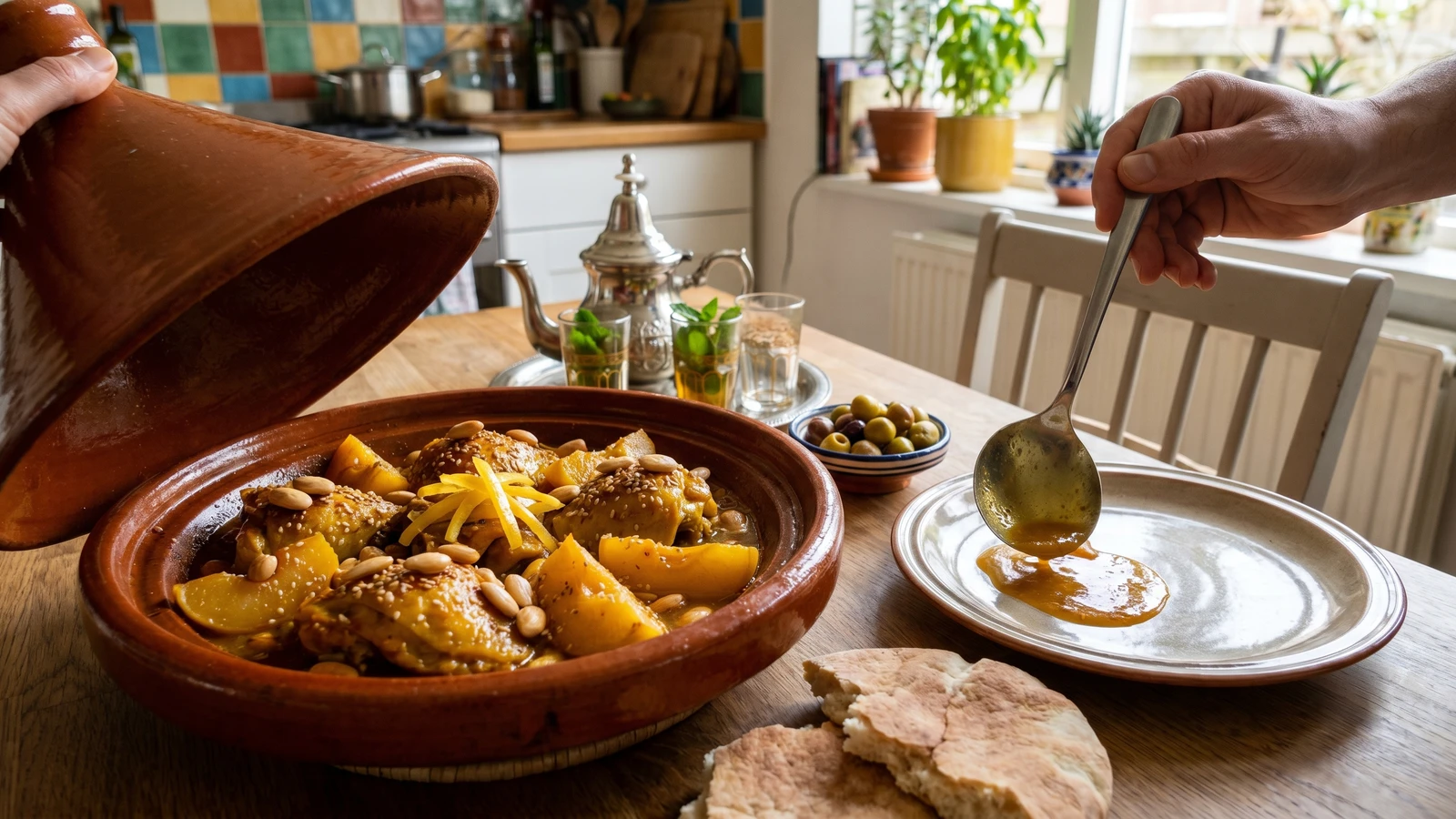 Tagine de Poulet au Coing