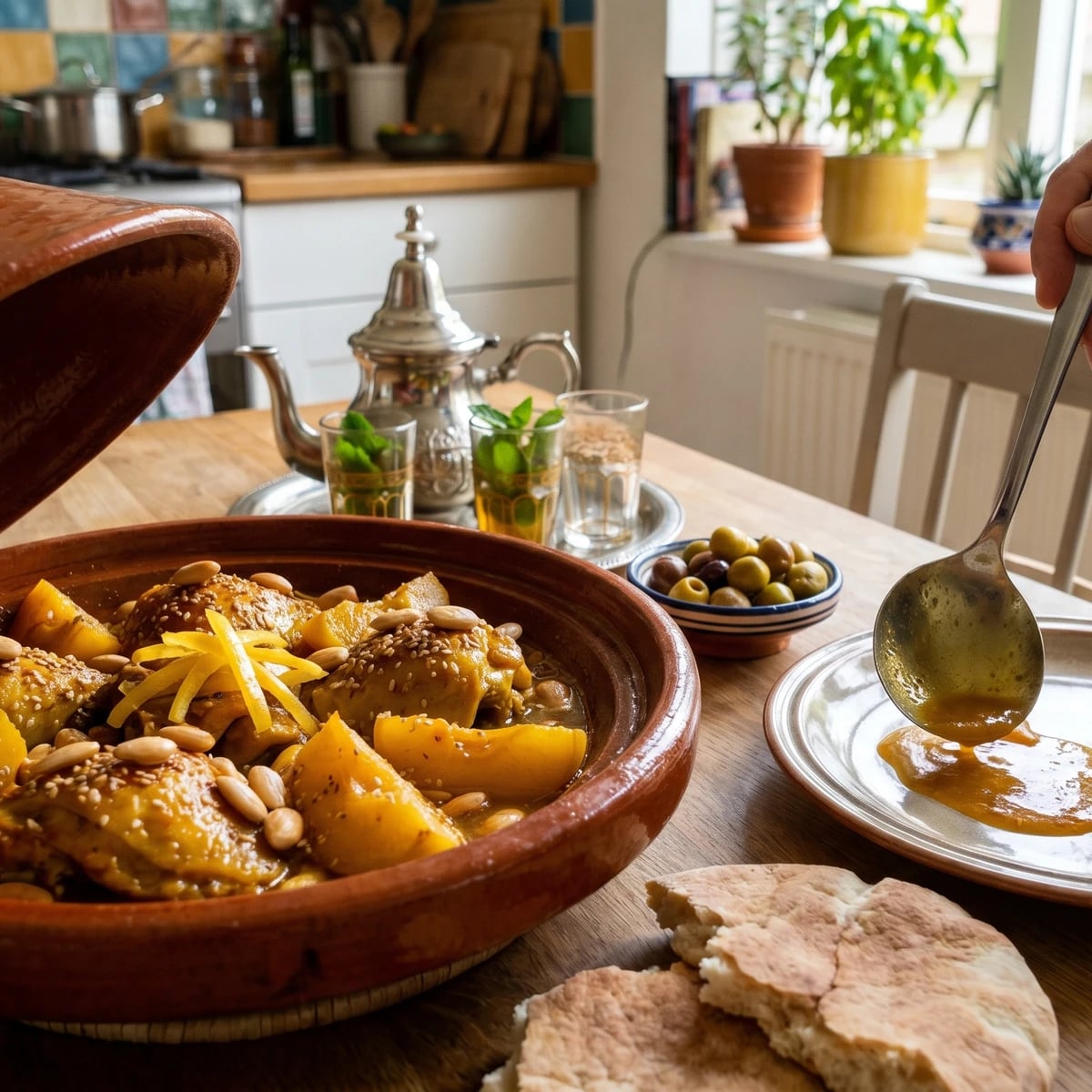 Tagine de Poulet au Coing