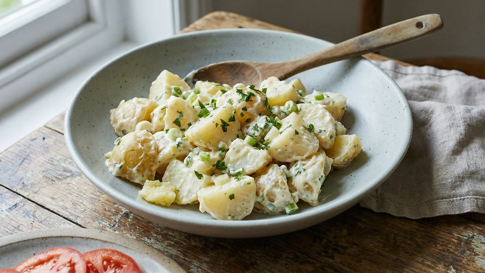 Classic Potato Salad with Salad Cream
