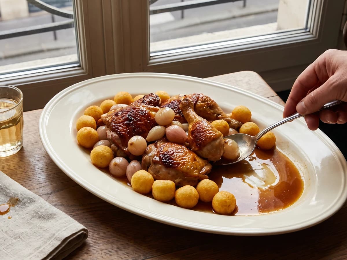 Poulet Sauté Champeaux - Chef Juliette
