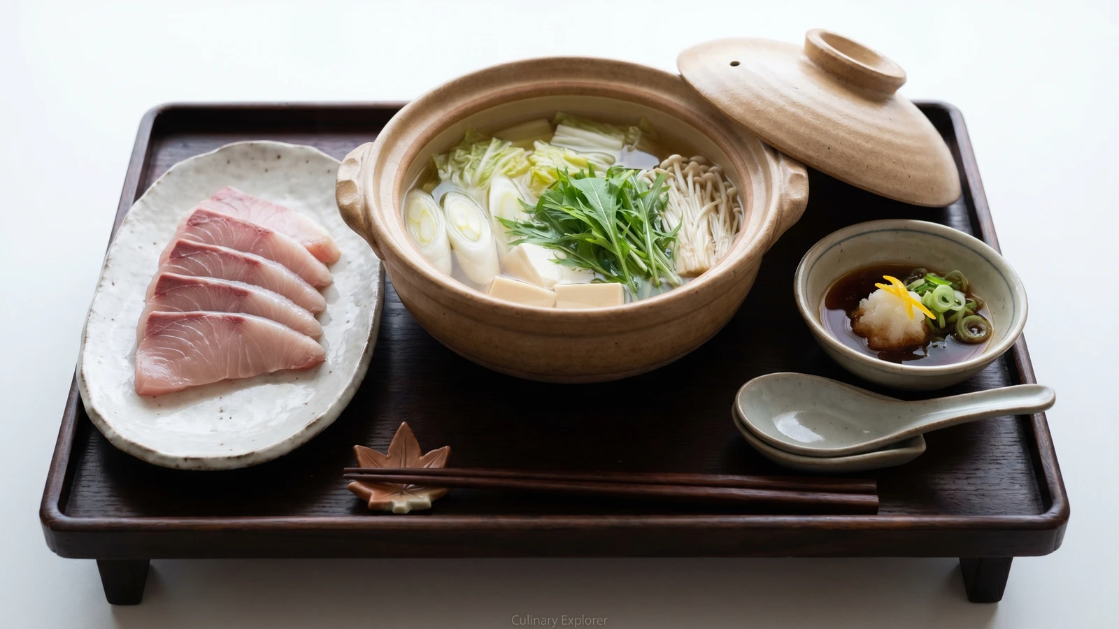 Buri-shabu (ぶりしゃぶ, Toyama yellowtail hot pot)