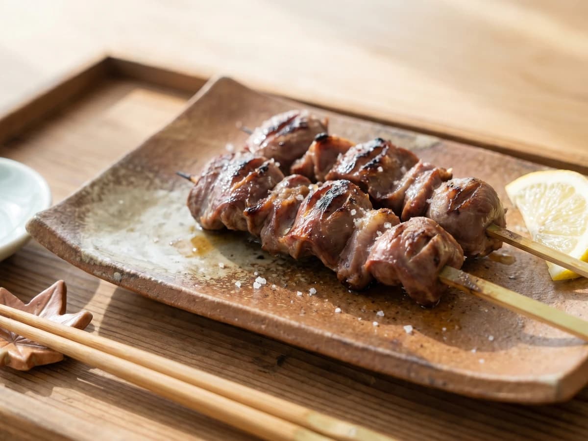 Yakitori Sunagimo (砂肝, chicken gizzard)