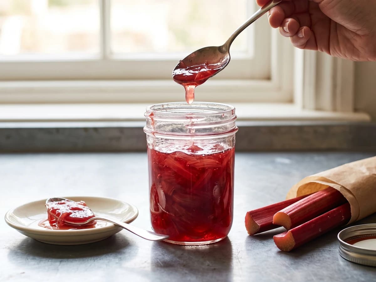 Rhubarb Jam - Chef Juliette