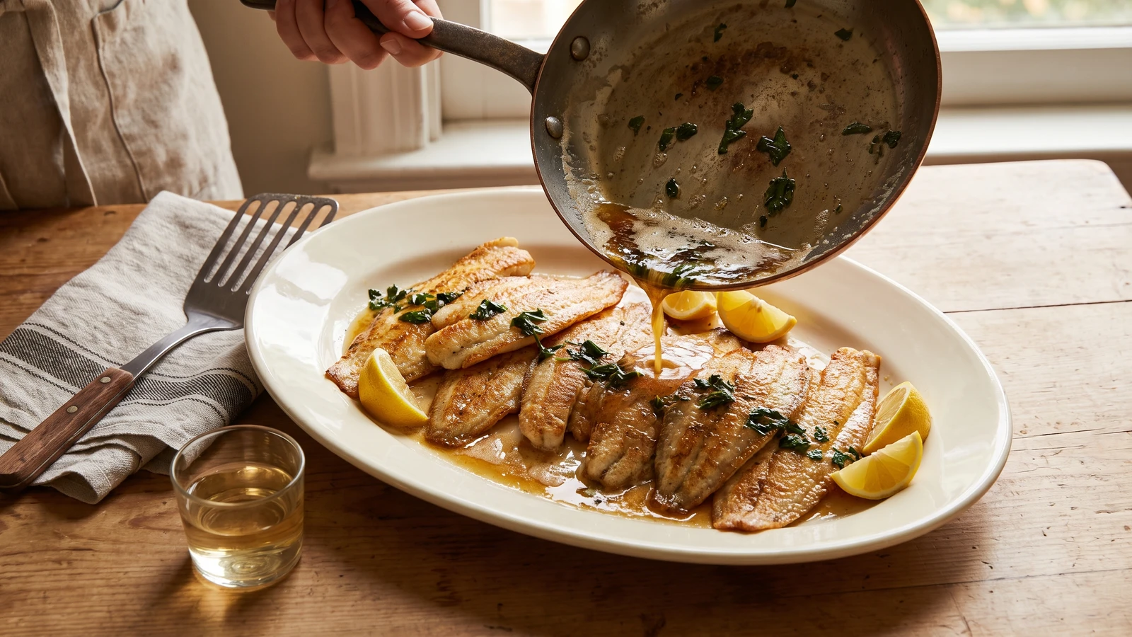 The Cooking of Fish à la Meunière