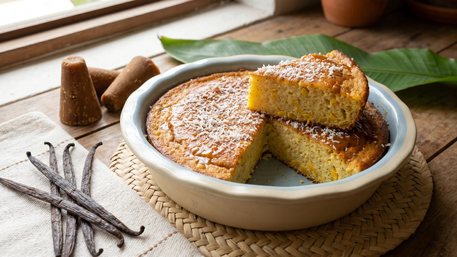 Tarta de Elote Veracruzana