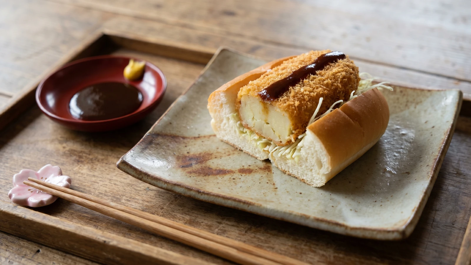 Korokke Pan (コロッケパン, croquette roll)