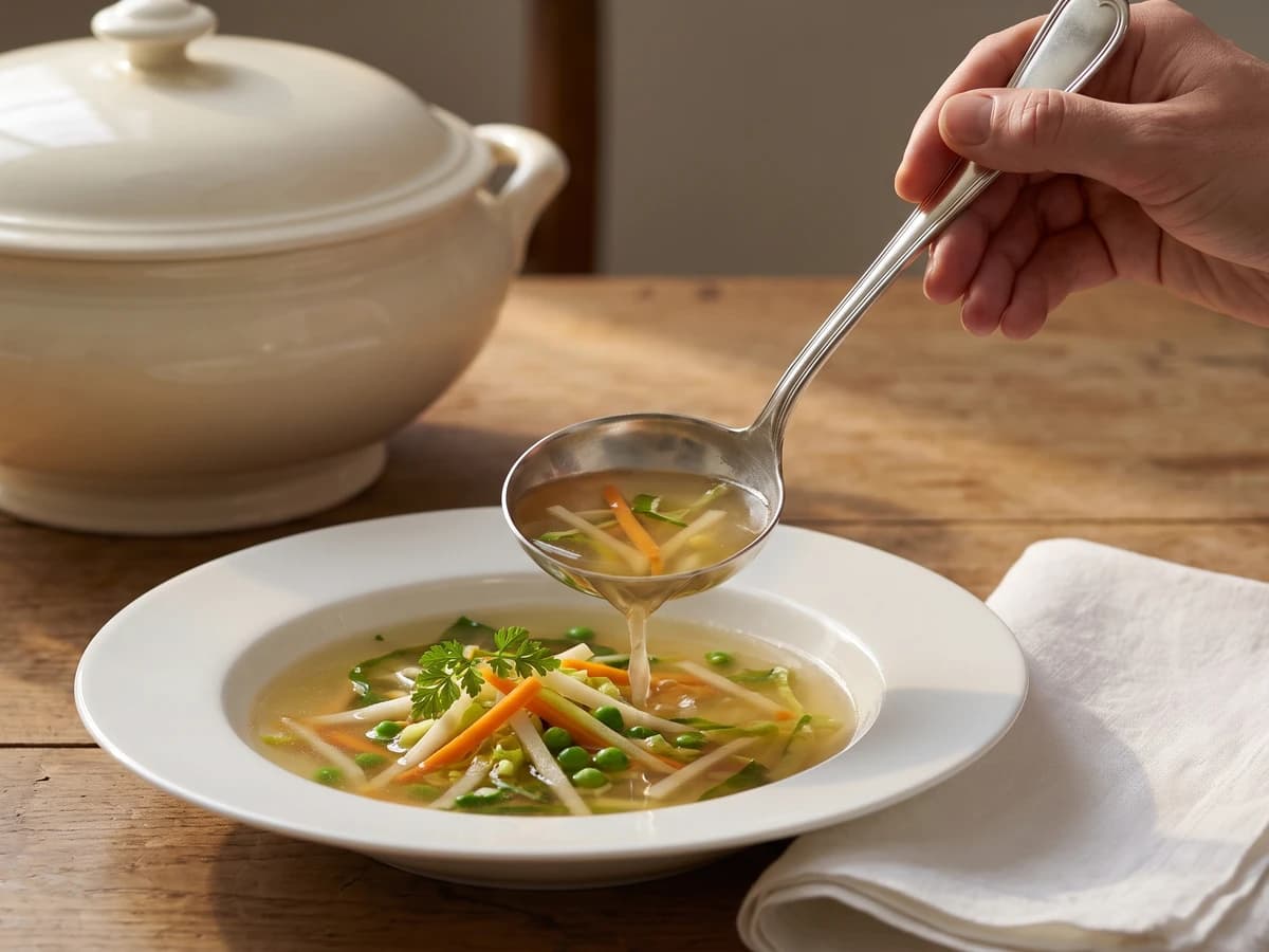 Consommé Julienne - Chef Juliette