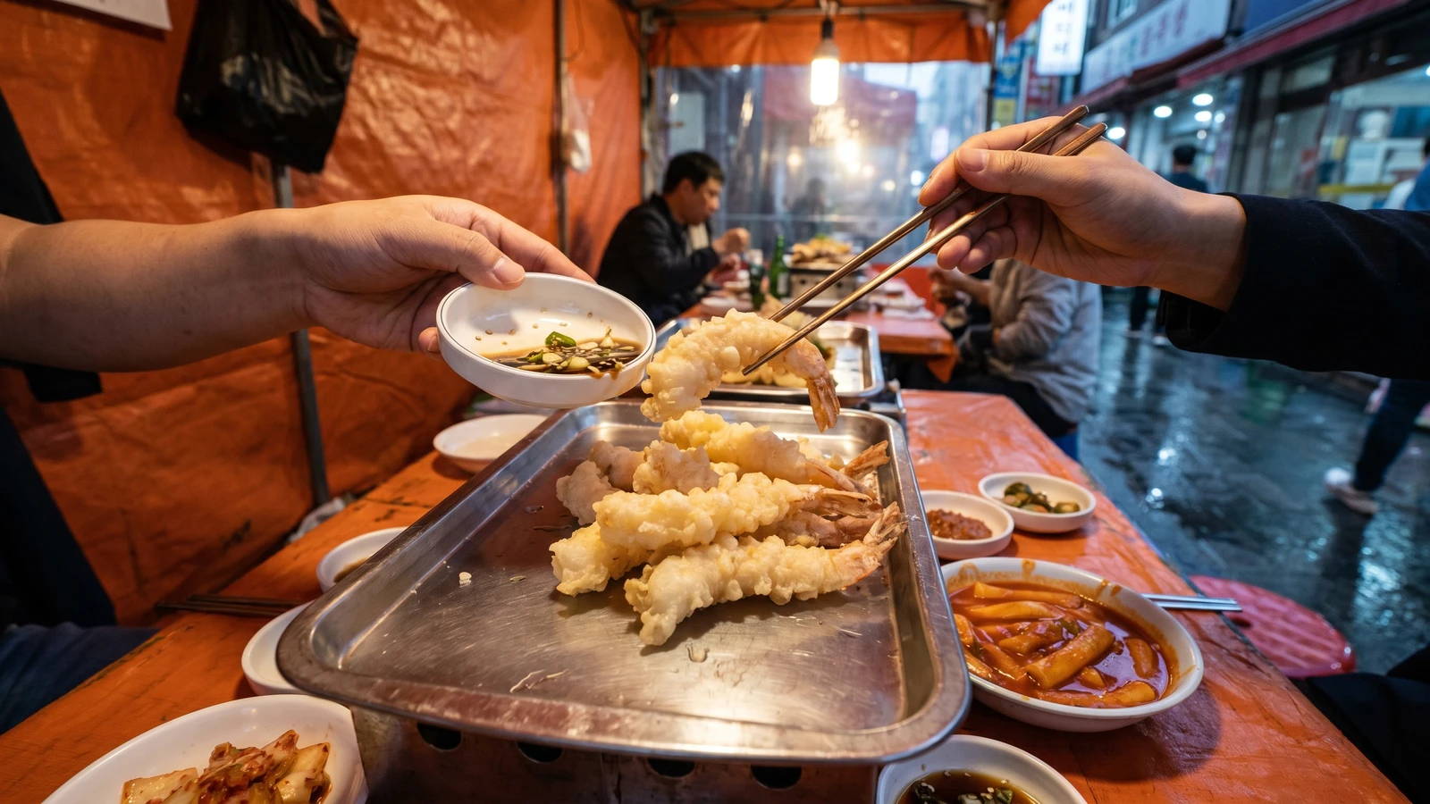 Saeu-twigim (Fried Shrimp)