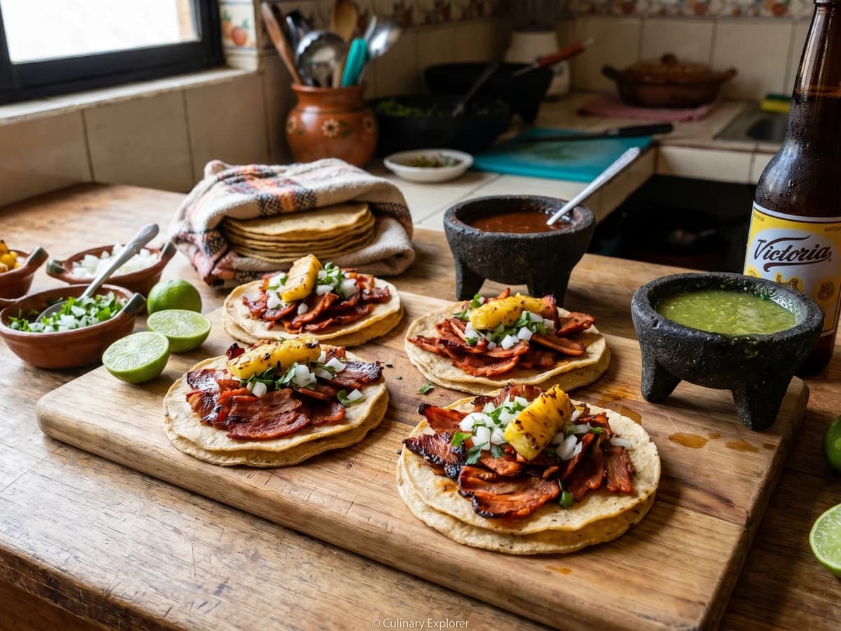 Tacos al Pastor con Piña - Chef Lupita