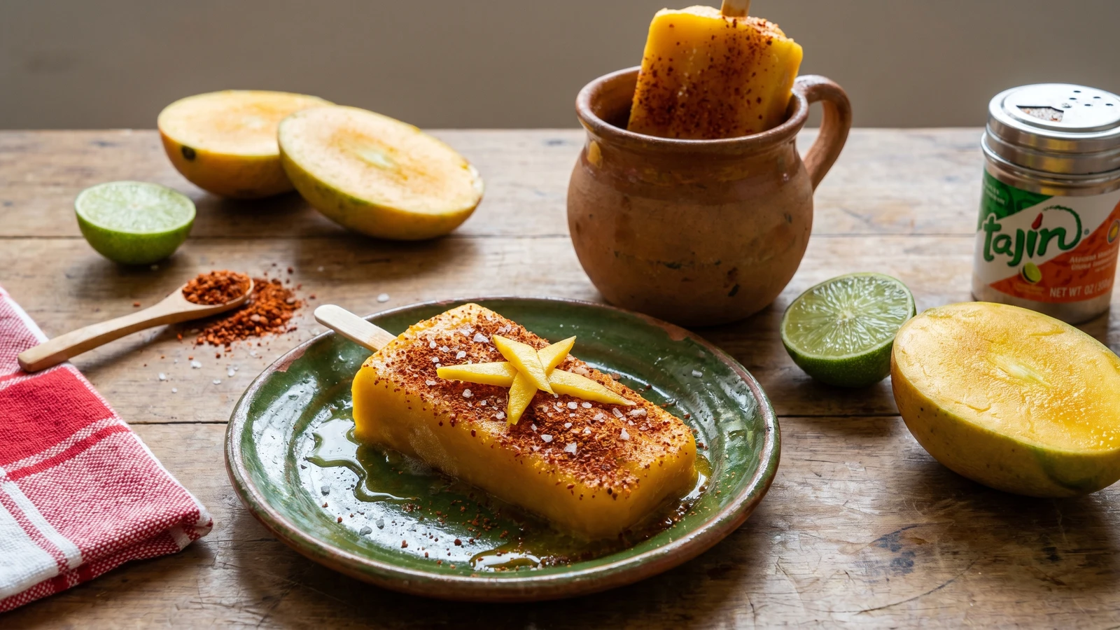 Paleta de Mango con Chile y Limon