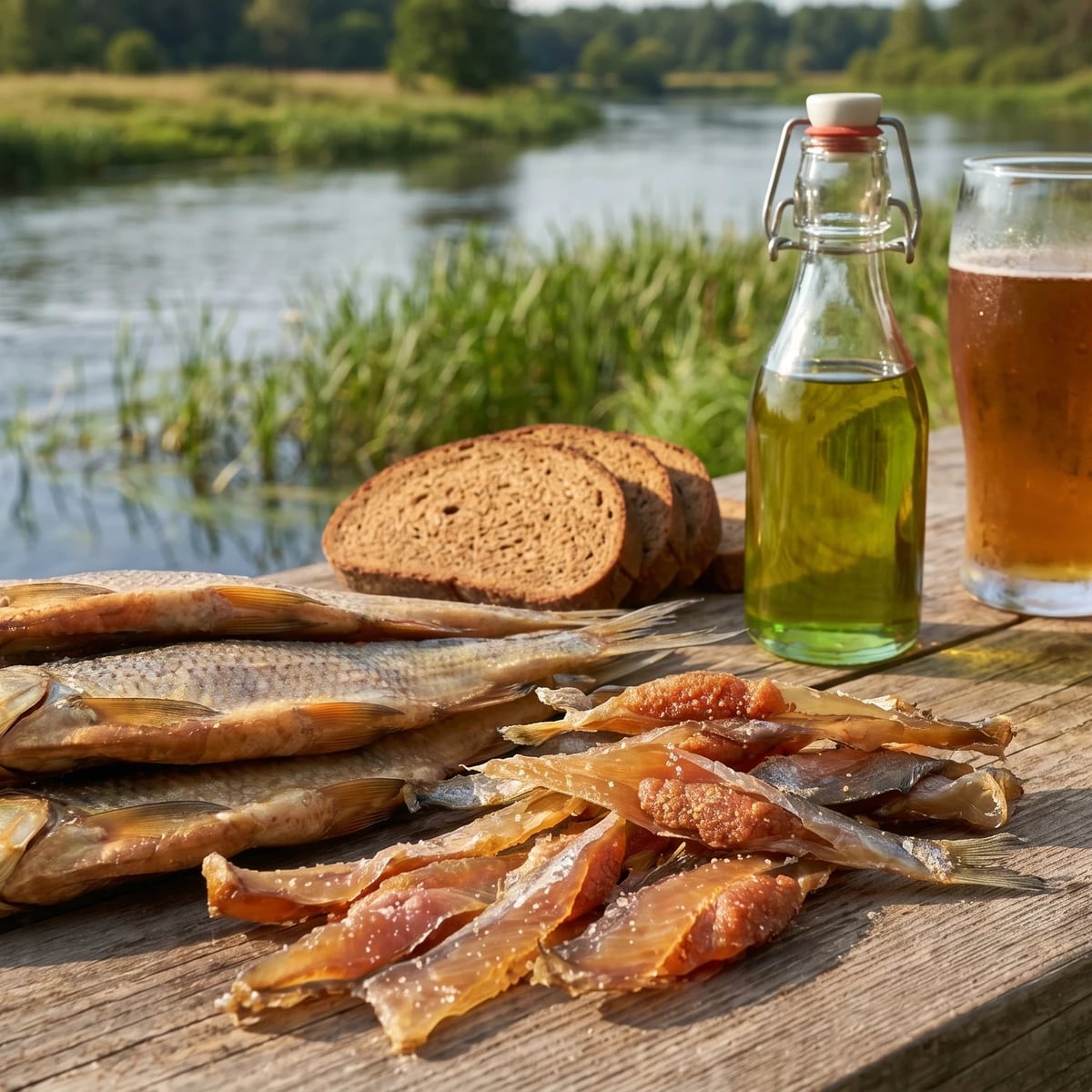 Vialena Taranka (в'ялена таранка, dried roach with roe)