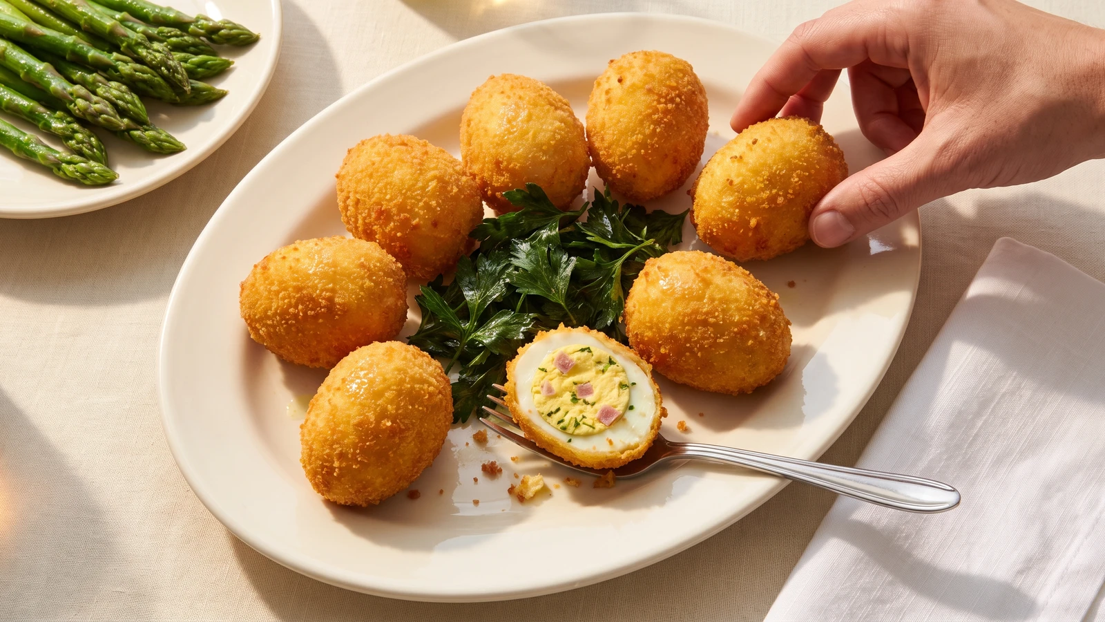 Fried Eggs à la Verdi