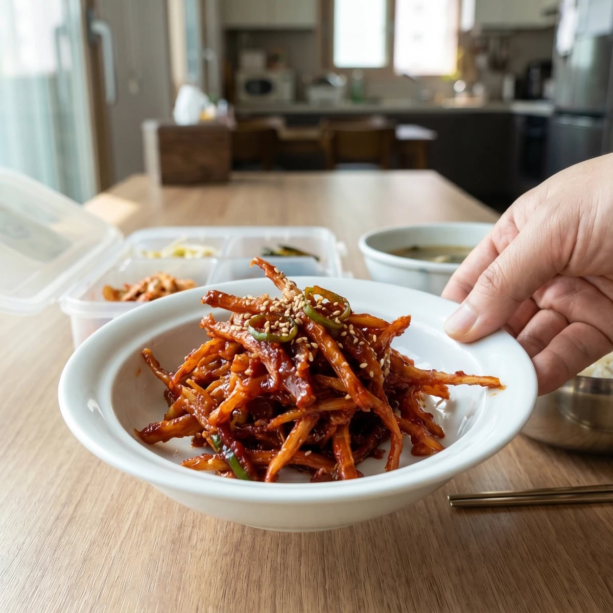 Bugeopo-gochujang-muchim (Spicy Dried Pollack)