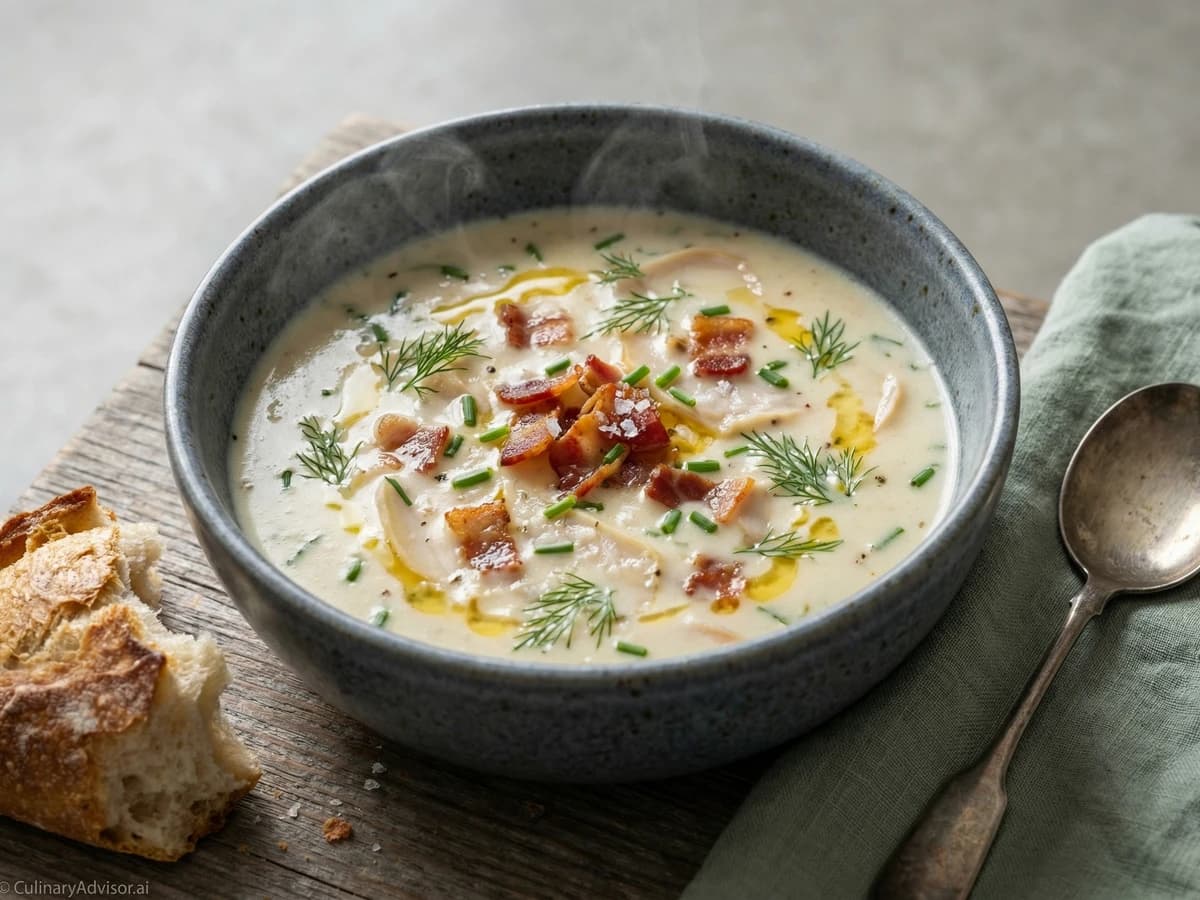 Geoduck Chowder - Chef Dean