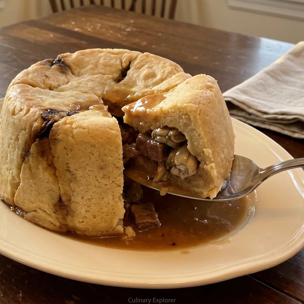 Steak and Oyster Pudding