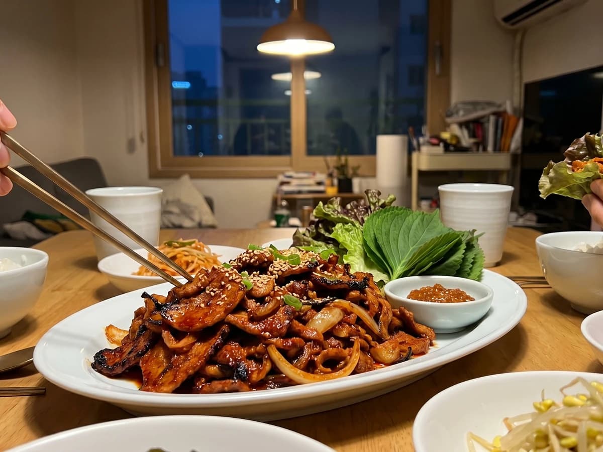 Dwaeji-bulgogi (Spicy Marinated Pork)