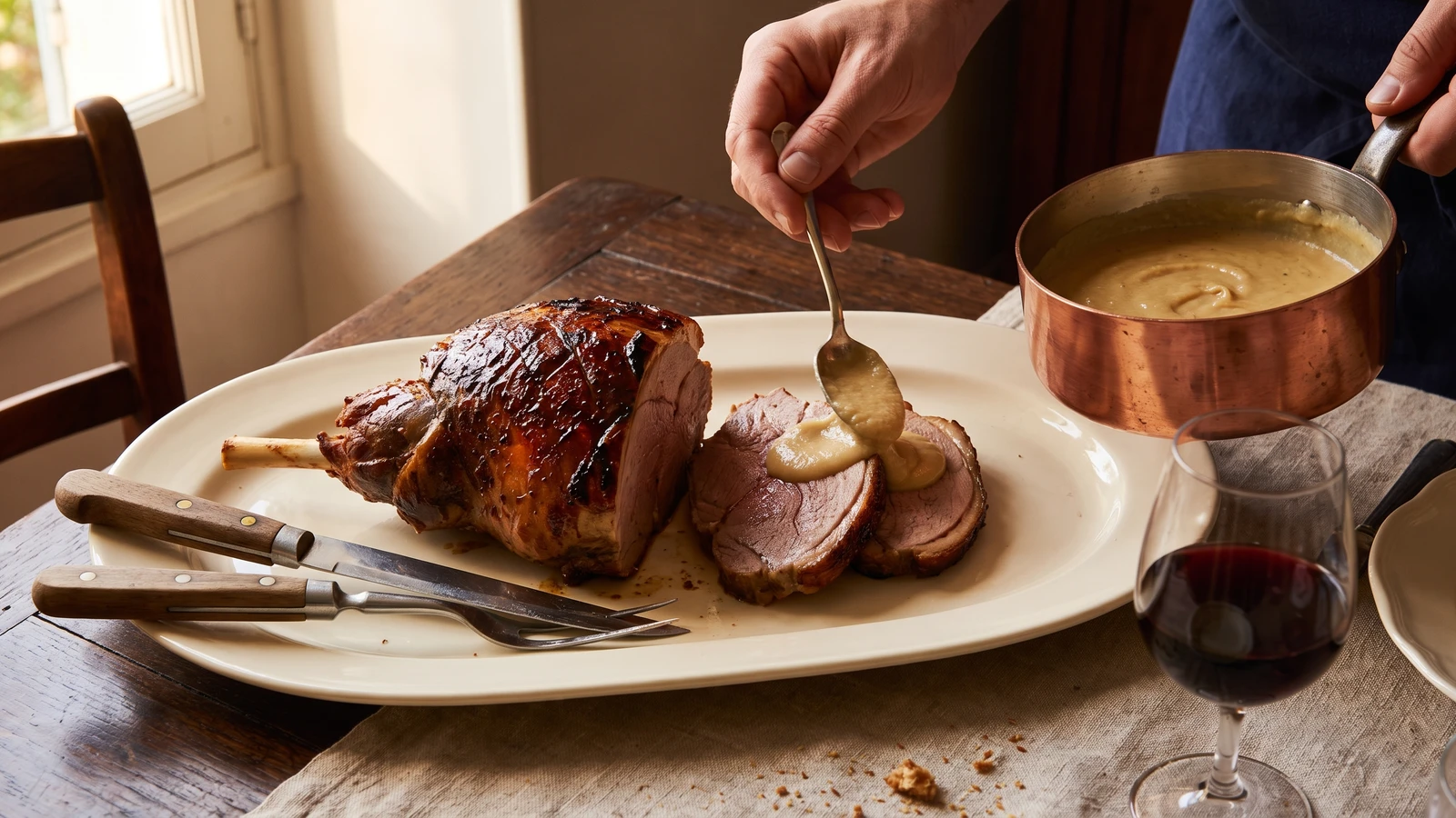 Gigot à la Soubise