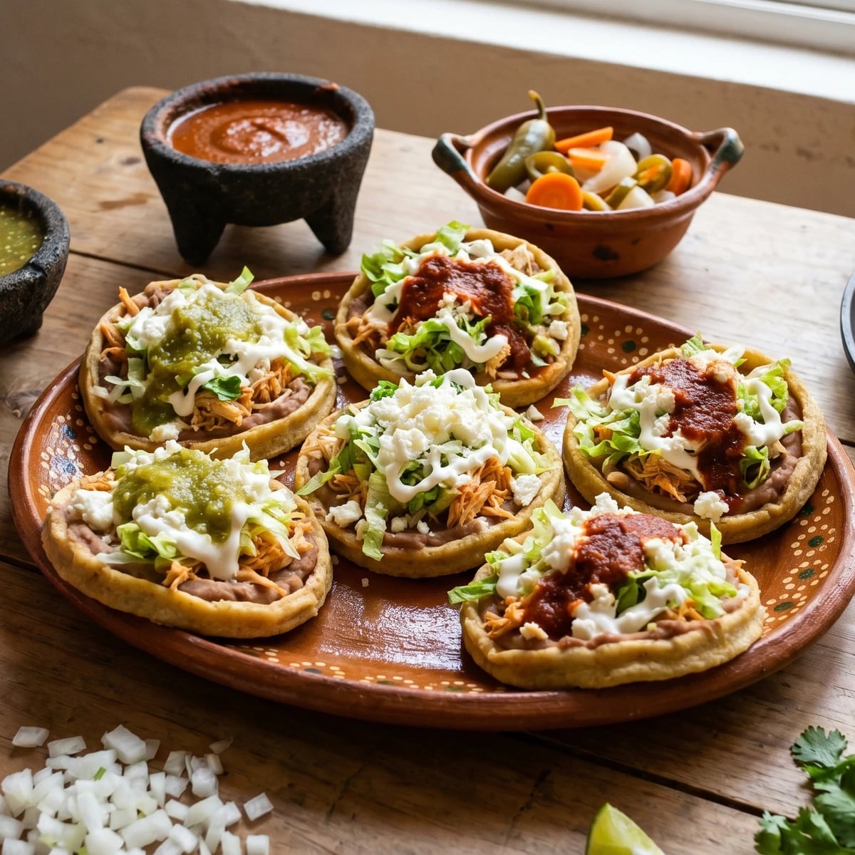 Sopes Surtidos de la Ciudad de México