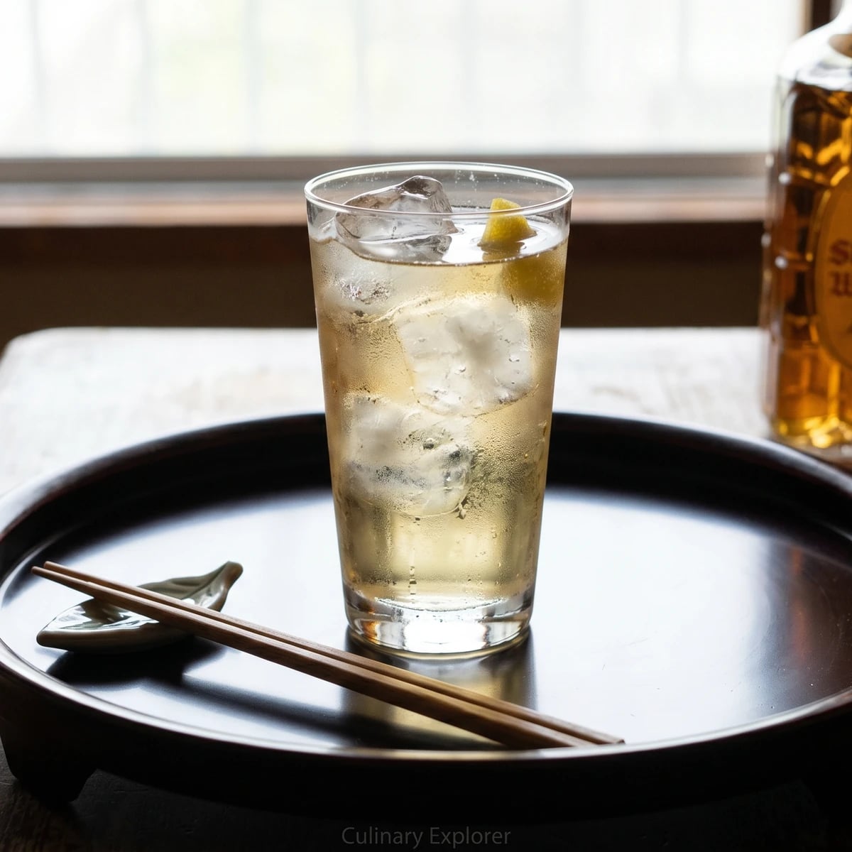 Kaku Highball (角ハイボール, Suntory whisky highball)
