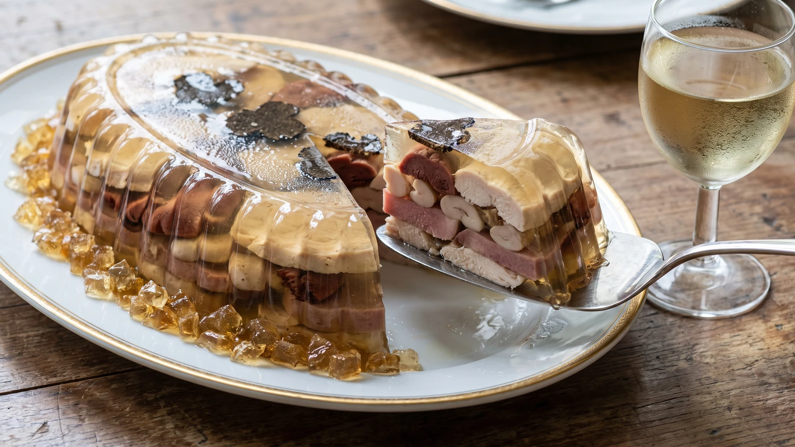 Aspic de Poulet à la Gauloise