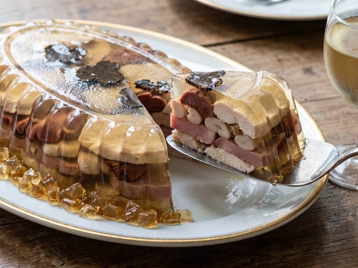 Aspic de Poulet à la Gauloise - Chef Juliette