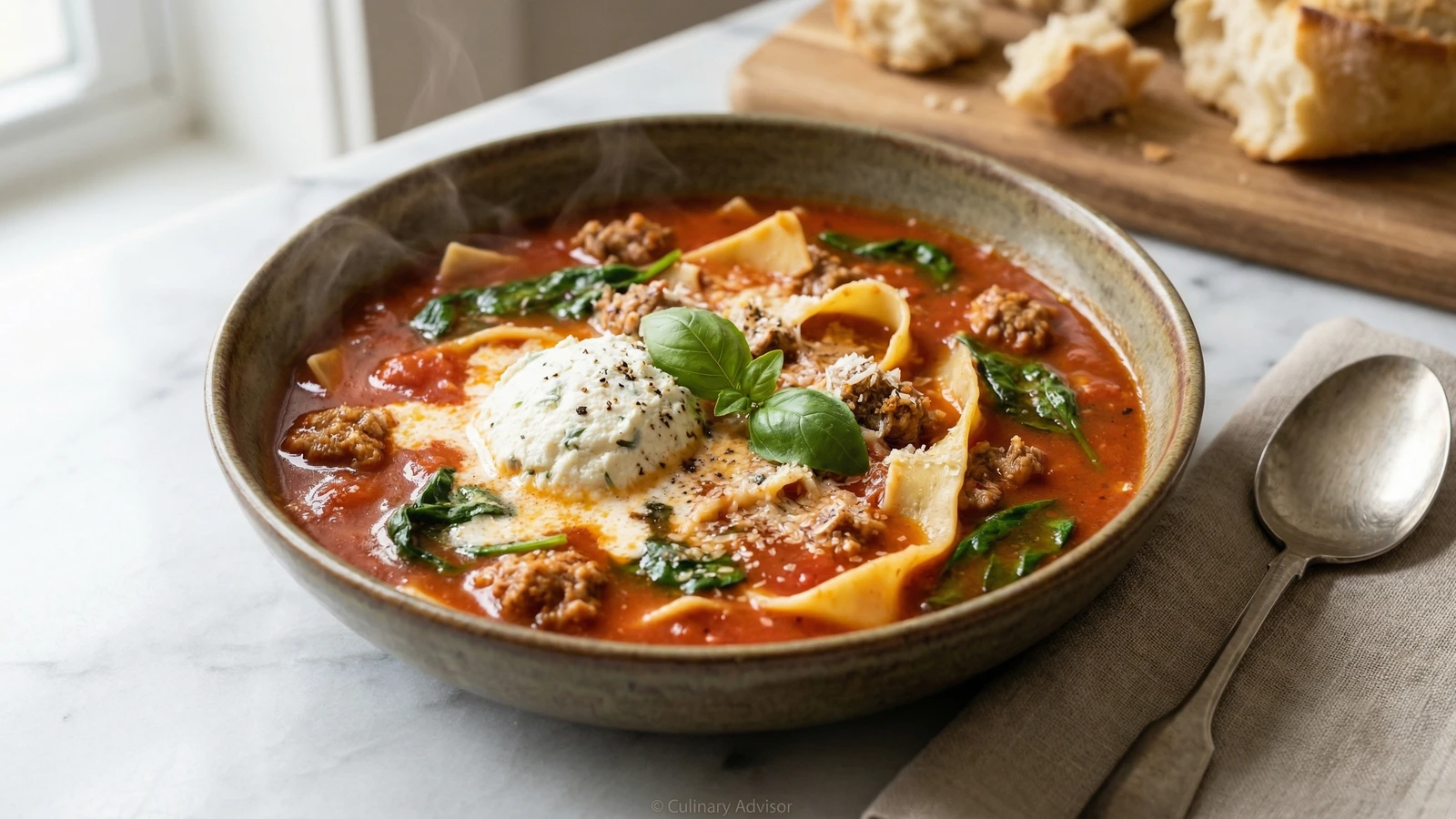 Lasagna Soup