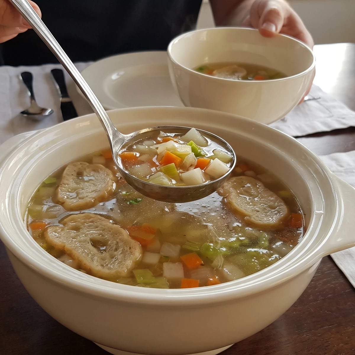 Consommé à la Fermière