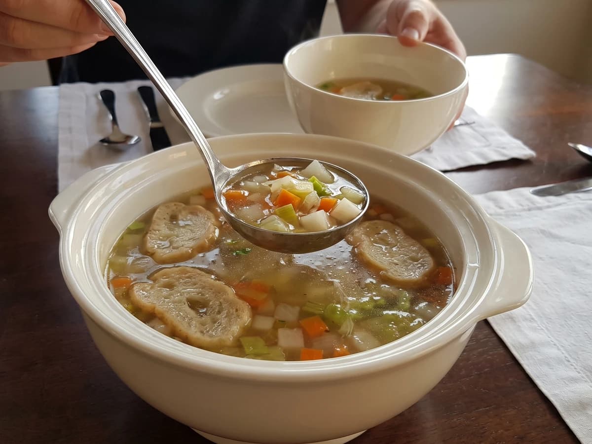 Consommé à la Fermière - Chef Juliette