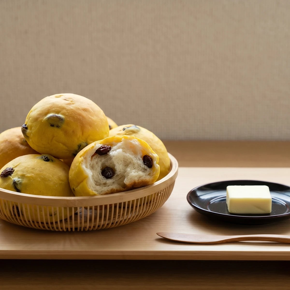 Raisin Butter Rolls (レーズンバターロール, Rēzun Batā Rōru)