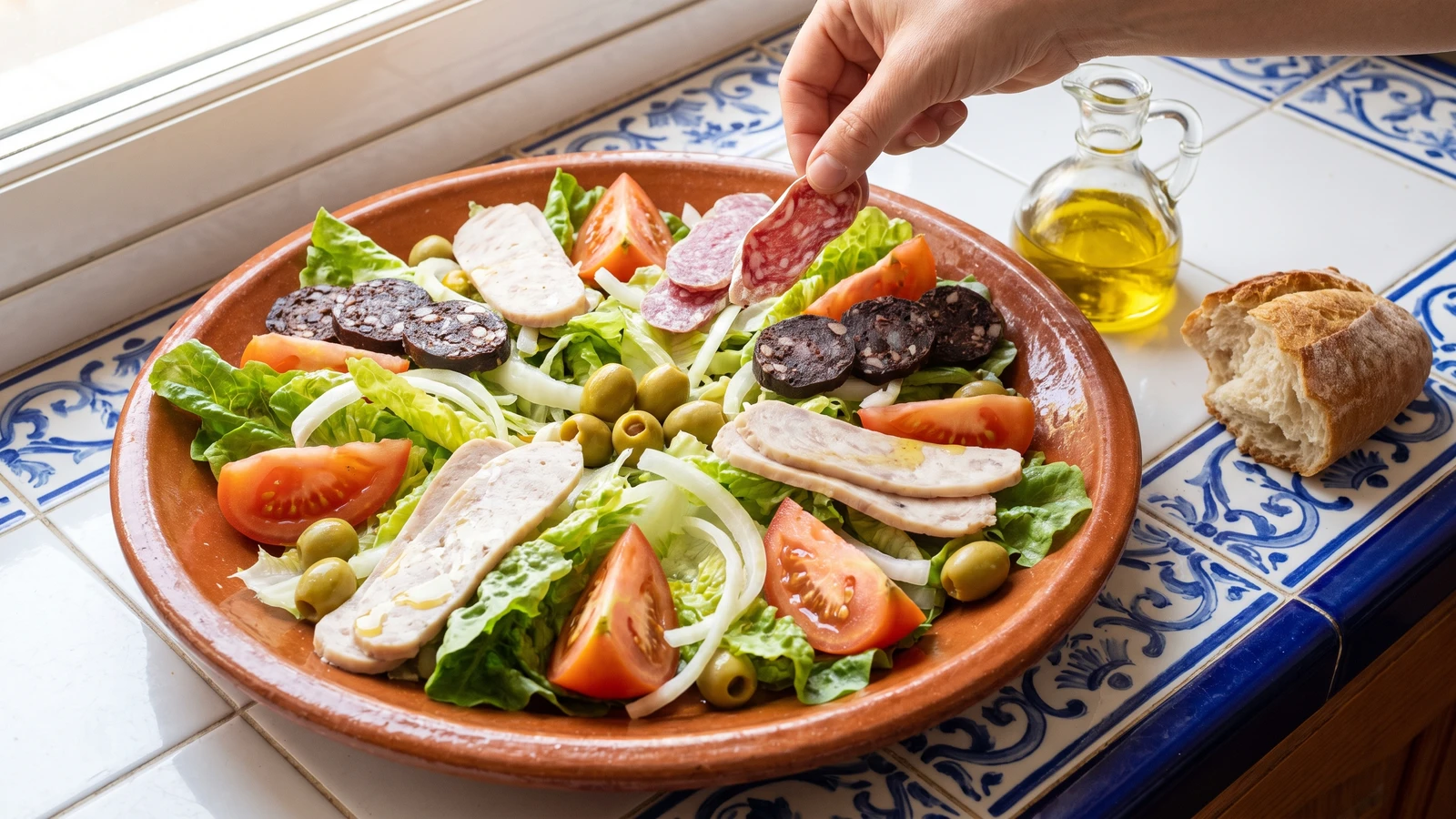 Ensalada Catalana con Embutits