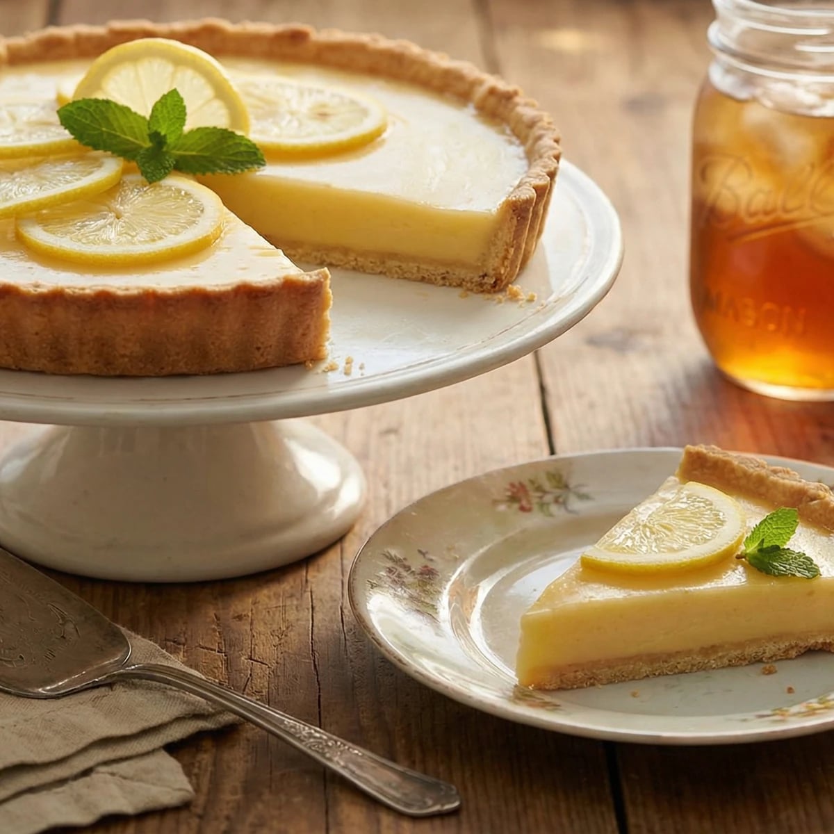 Sweet Tea Lemon Tart