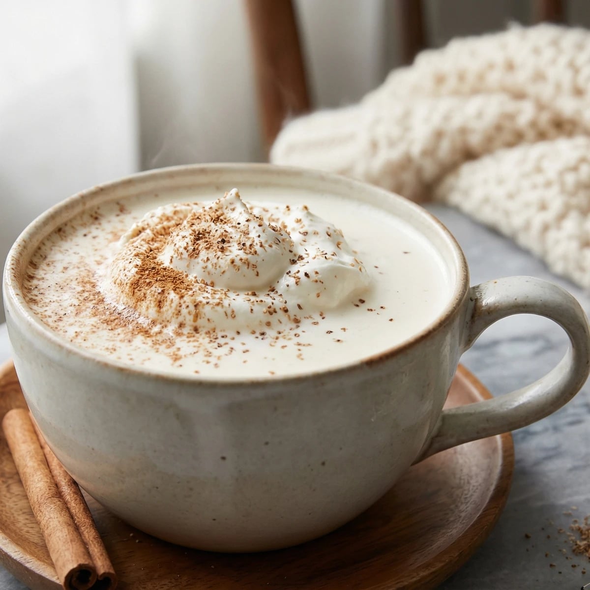 Spiced White Hot Chocolate