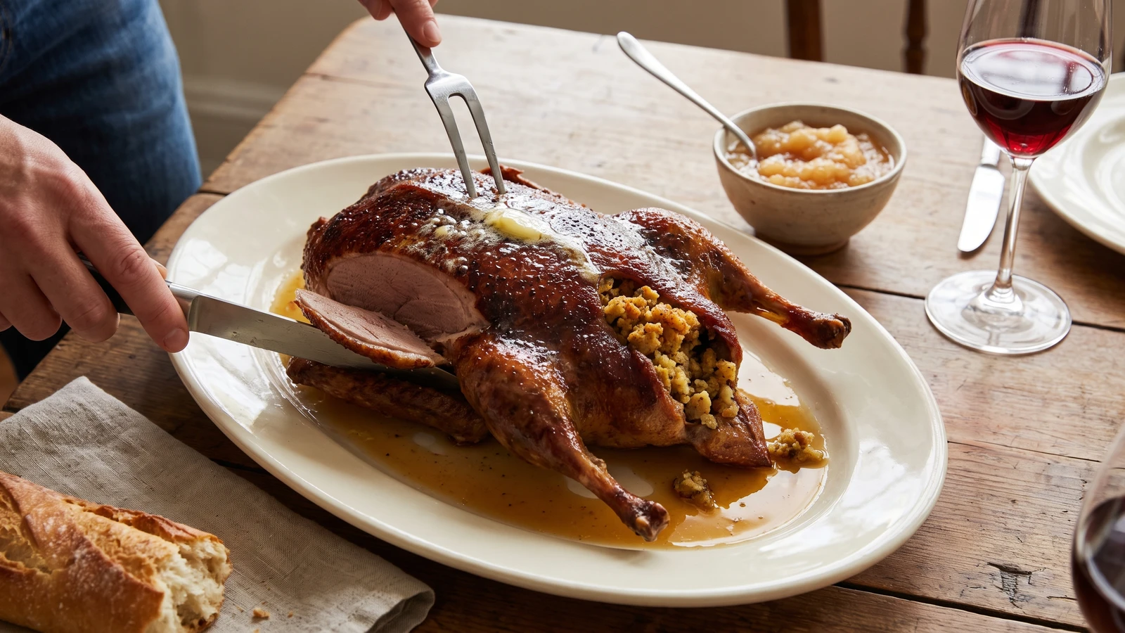 Caneton Rôti (Roast Duckling)