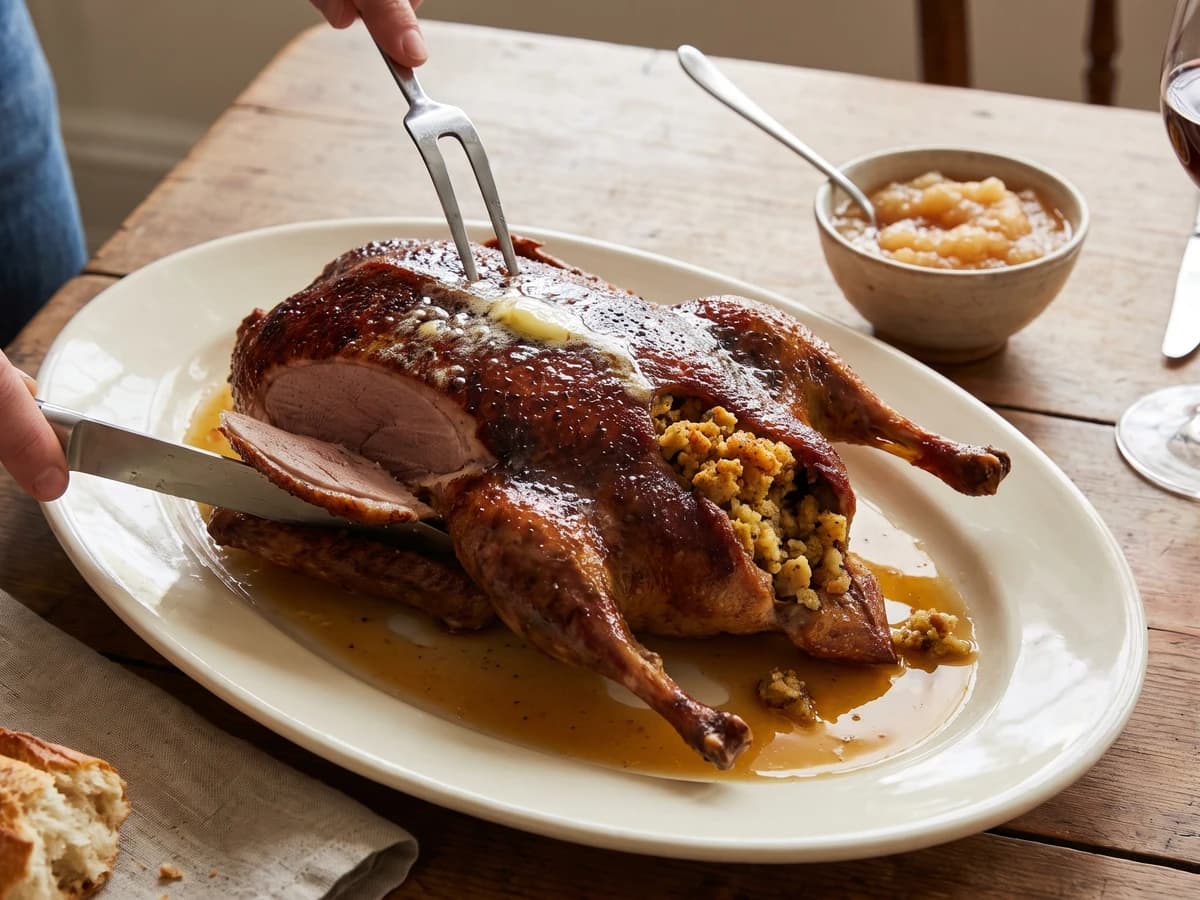 Caneton Rôti (Roast Duckling) - Chef Juliette