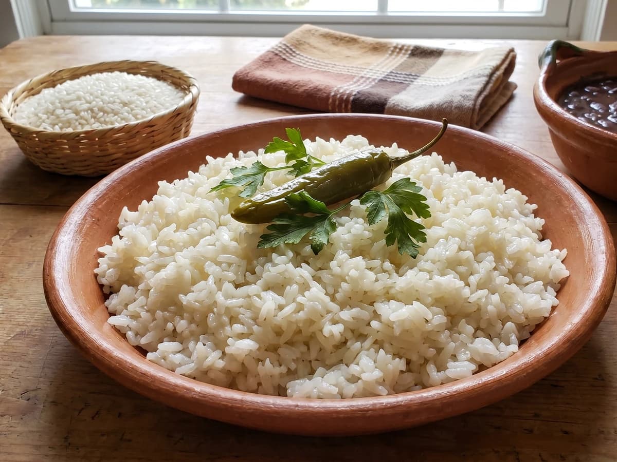 Arroz Blanco Estilo Morelos