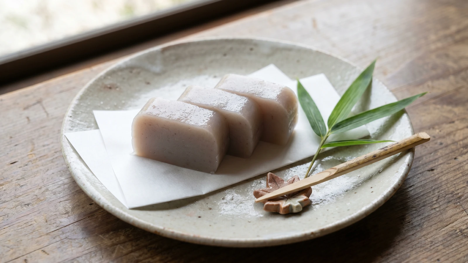 Yamaguchi Uirō (山口ういろう, warabi starch sweet)