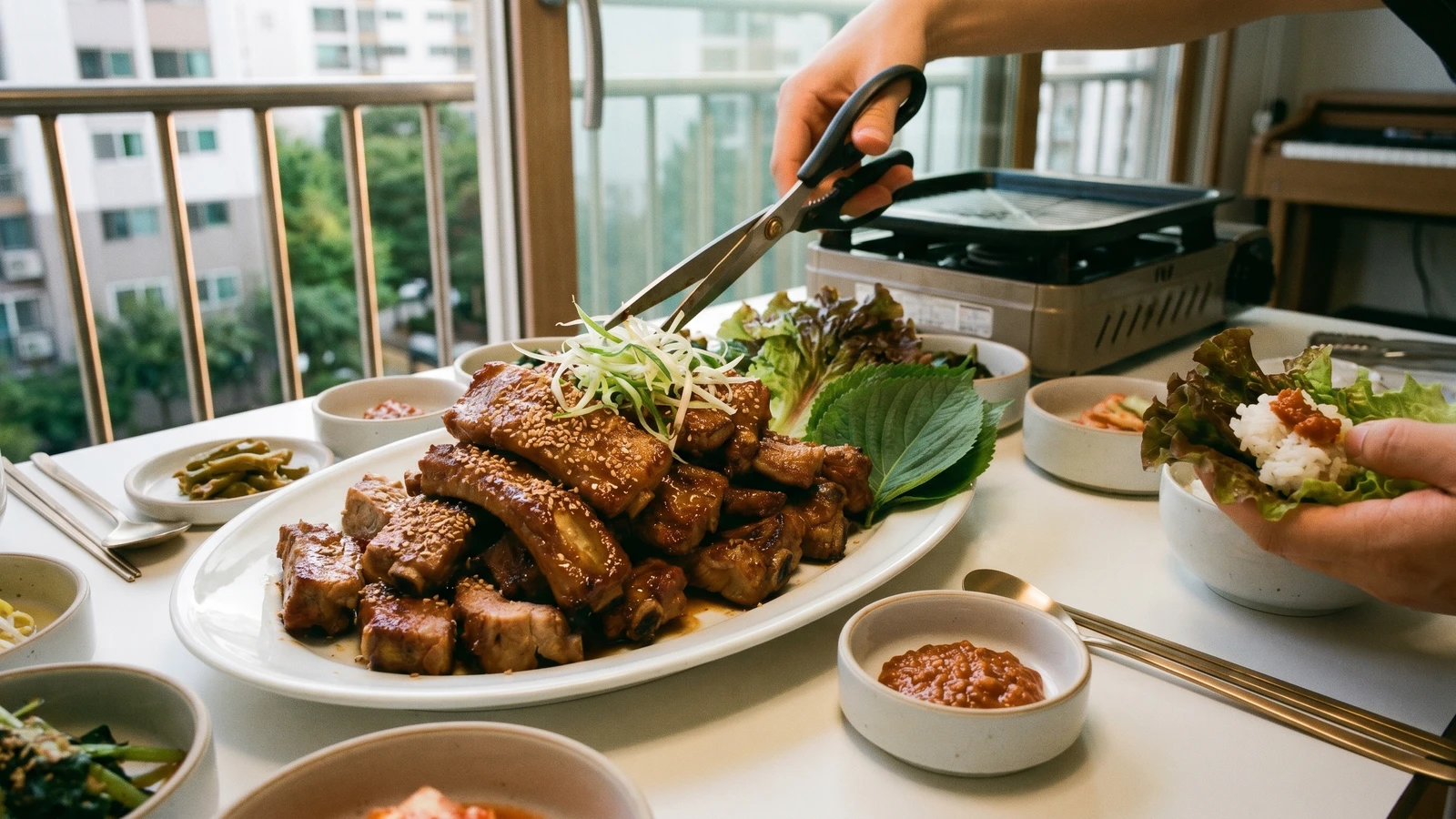 Dwaeji-galbi (Marinated Pork Ribs)