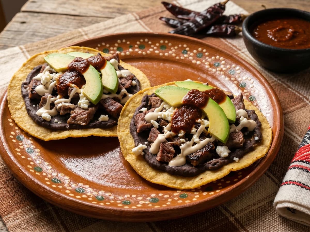 Tostadas de Tasajo - Chef Lupita