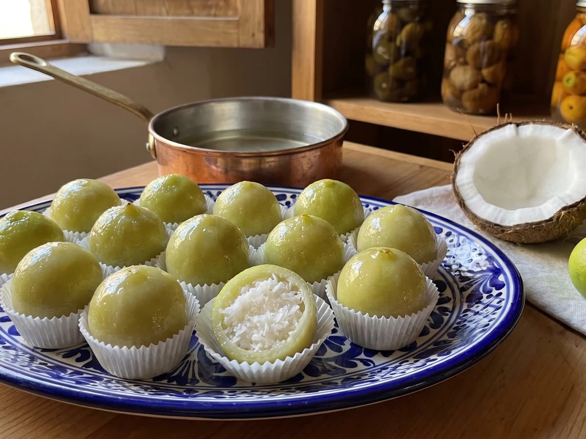 Limas Rellenas de Coco
