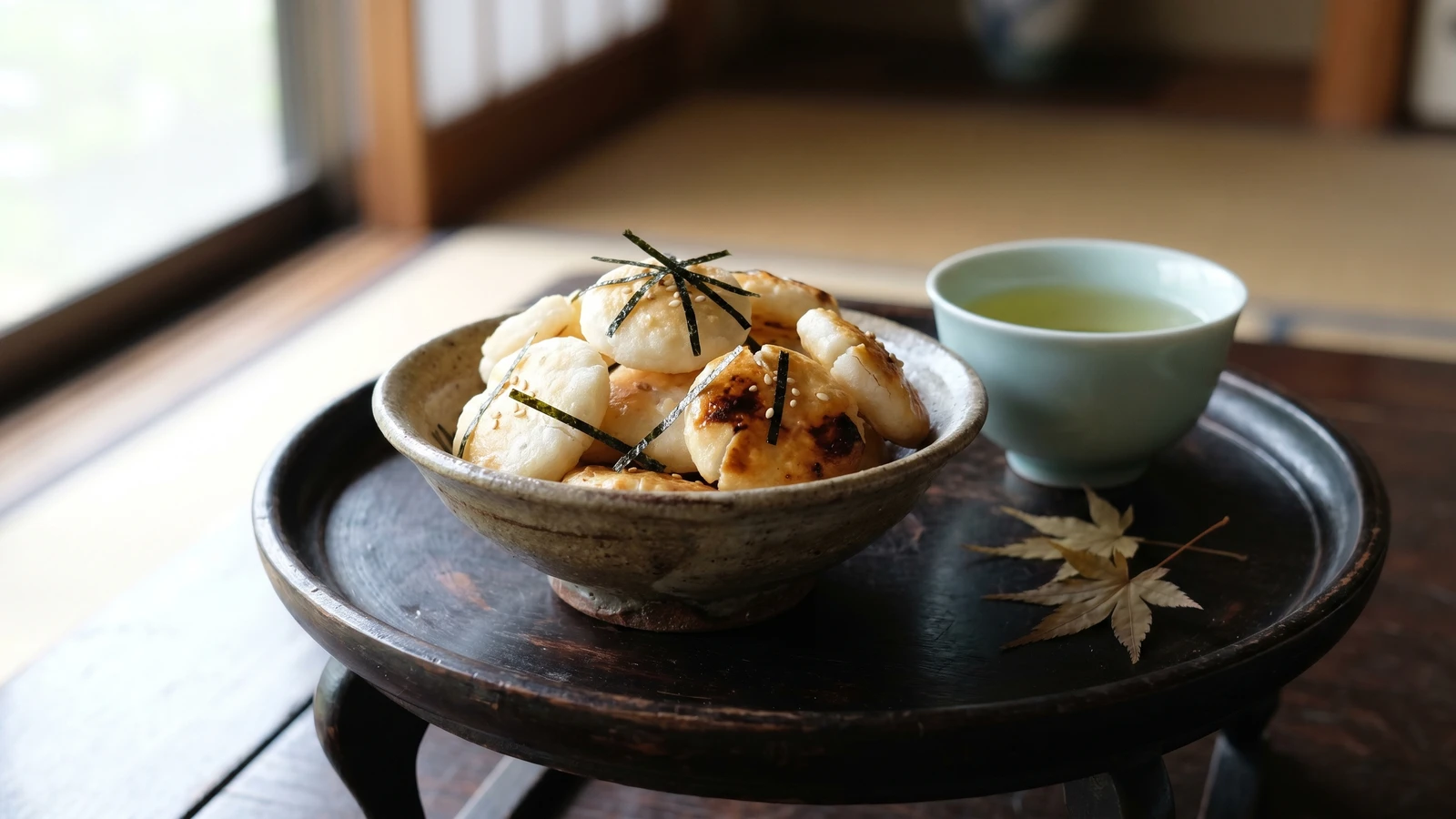 Arare (あられ, small mochi rice crackers)