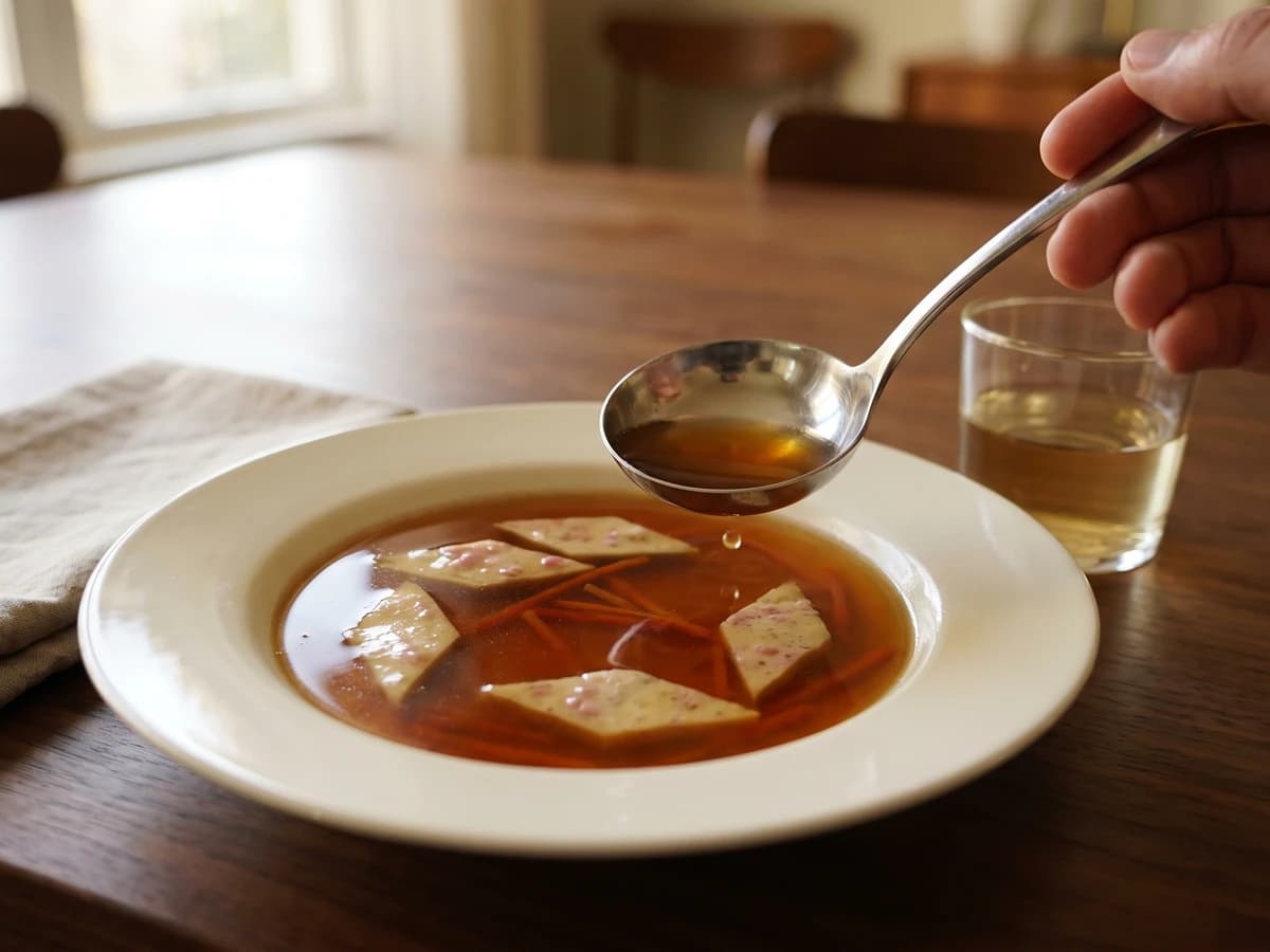 Consommé Girondine - Chef Juliette