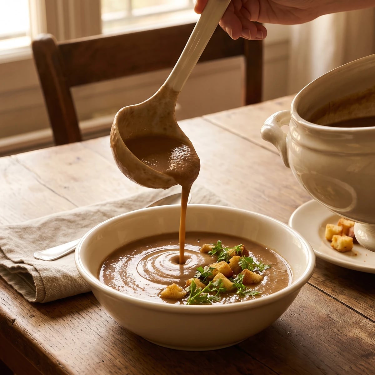 Purée de Lentilles, otherwise Conti