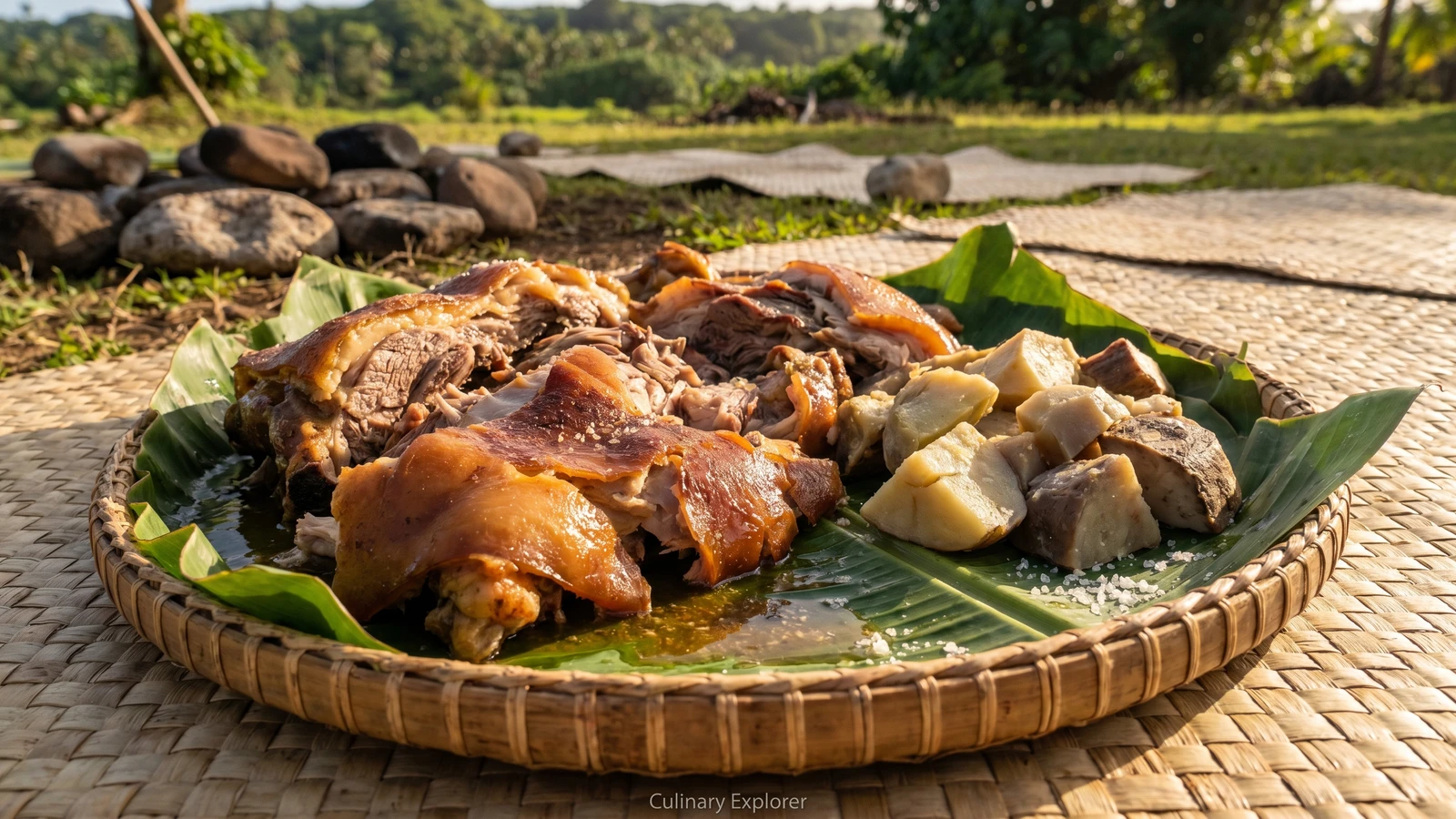 ʻUmu Puaka (Tongan Earth-Oven Pig)