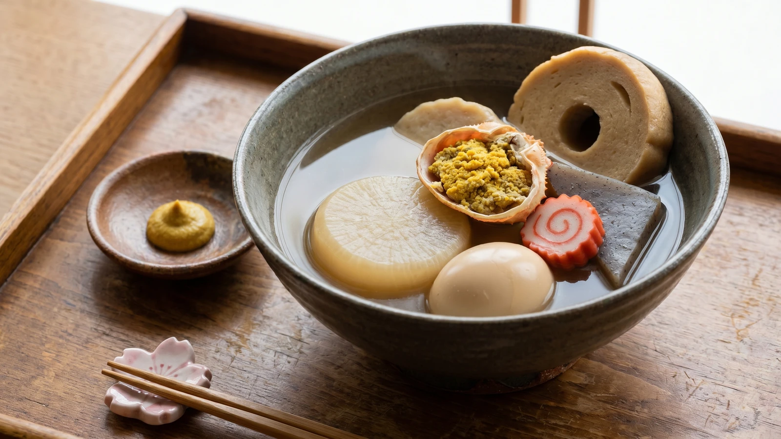 Kanazawa Oden (金沢おでん, simmered winter hot pot)